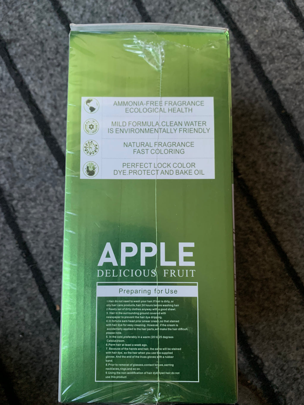 Apple Hair Color 96 Natural Black Cream – 1000ML| Gives Your Hair’s Natural Shine