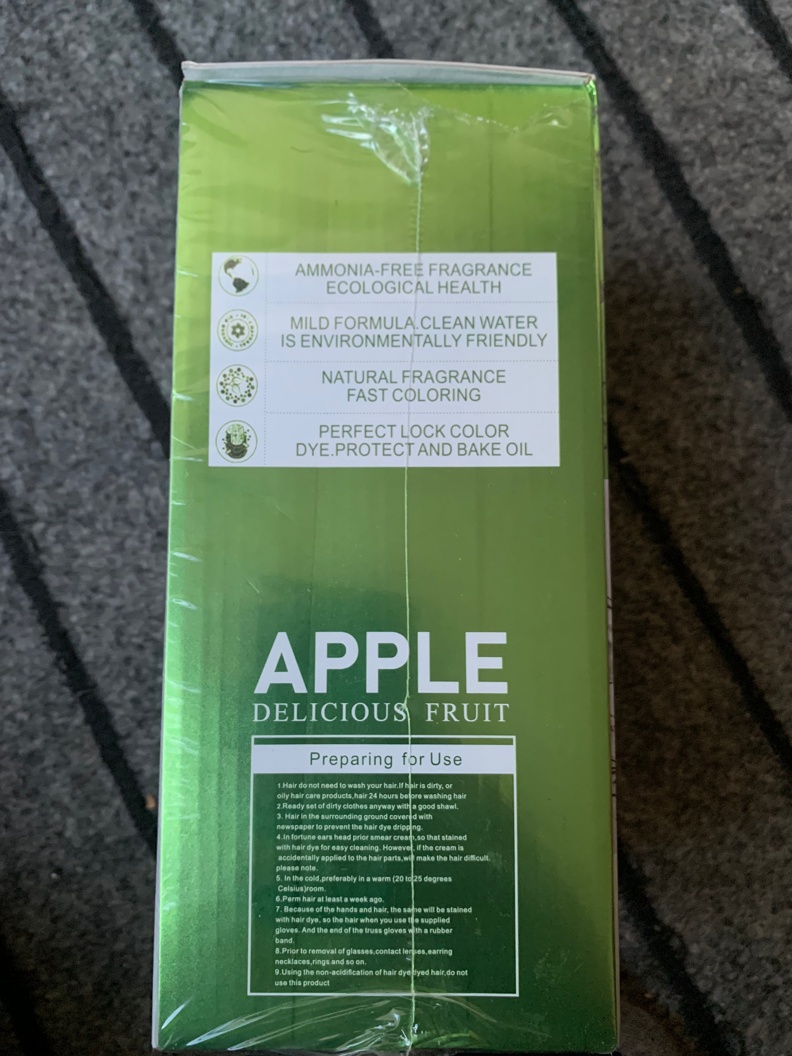 Apple Hair Color 96 Natural Black Cream – 1000ML| Gives Your Hair’s Natural Shine